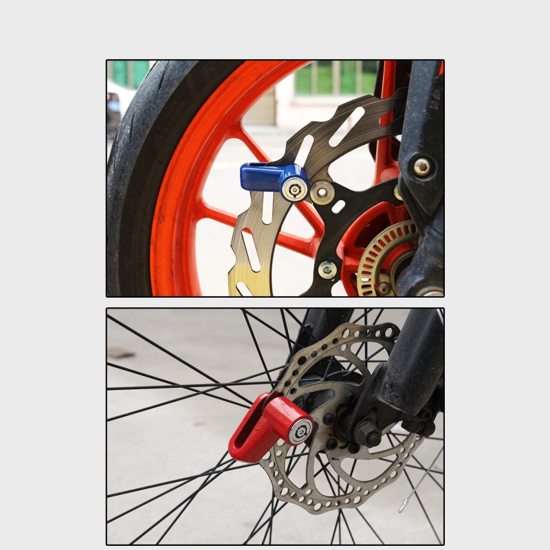 ⚙️ Heavy-Duty Disc Brake Lock – Anti-pick, Sturdy, Easy-lock 🛵