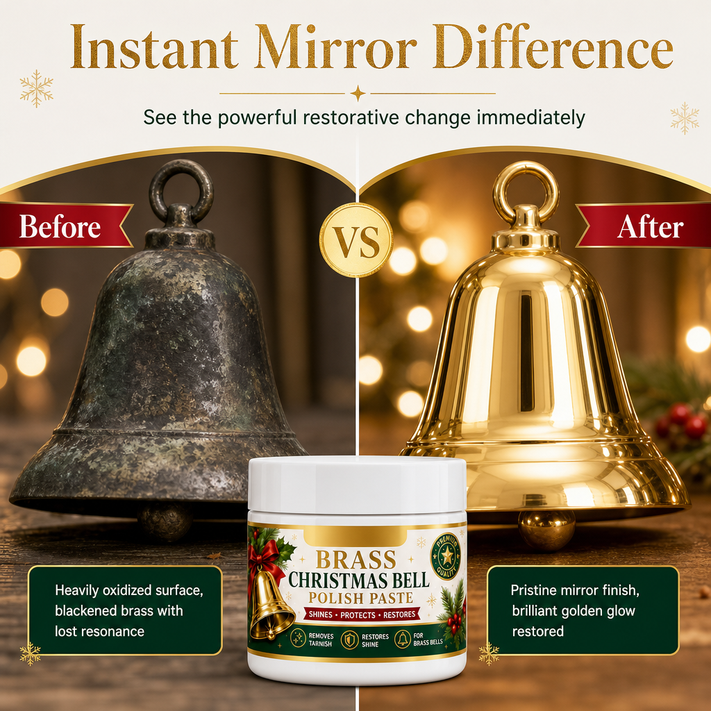 🔔Brass Bell and Copper Polish Cream for Tarnish and Oxidation Removal