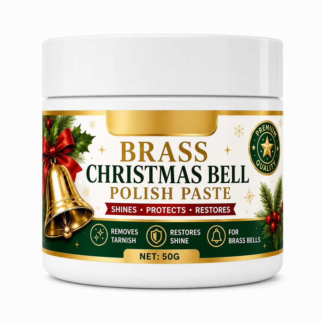 Brass and copper polish cream product presentation