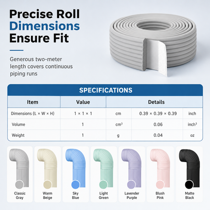 ❄️ Self-Adhesive Foam Pipe Insulation Wrap