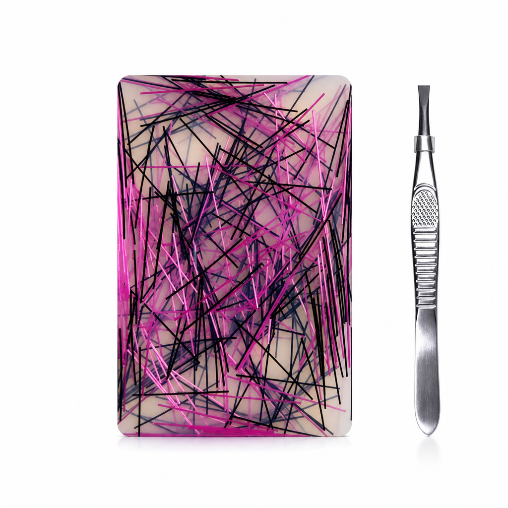 🏆 Last Day Special Price $17.99! 🔥Buy 2 Get 1 Free🎁Rectangular Skin Picking Fidget Toy with Tweezers
