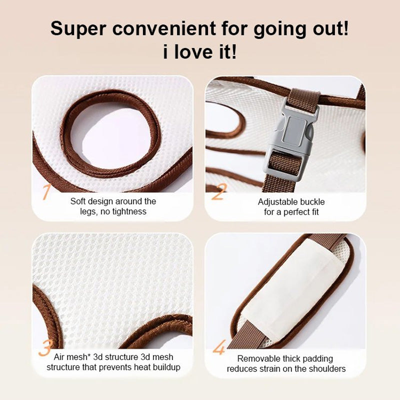 🐾 50% OFF! 🎒 Portable Pet Carrier – Breathable sling & backpack design ✨