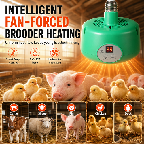 📢📢50% OFF !! ⏰Pet Heat Lamp with Temperature Control
