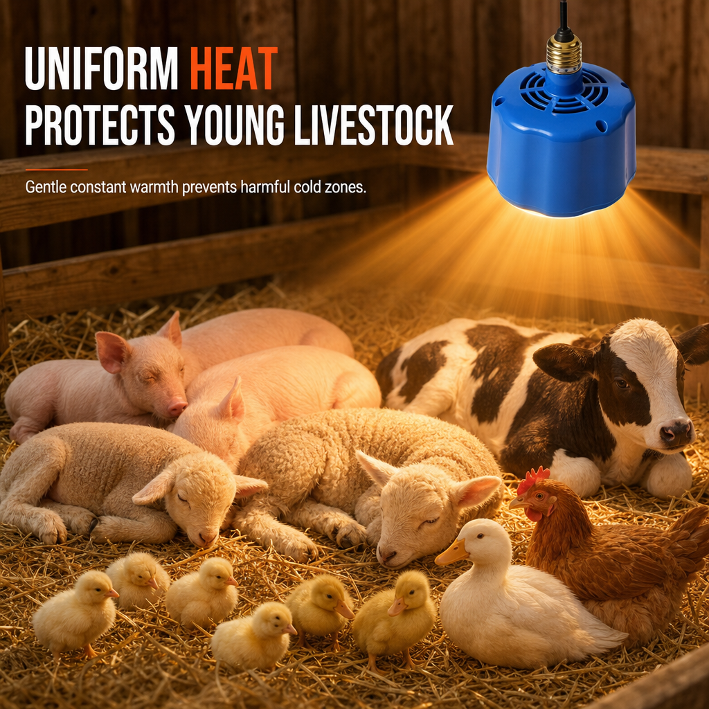 📢📢50% OFF !! ⏰Pet Heat Lamp with Temperature Control