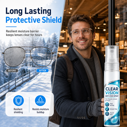Portable Glasses Anti-Fog Spray and Lens Defogger