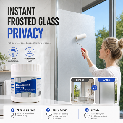 Water-Based Waterproof Frosted Glass Set