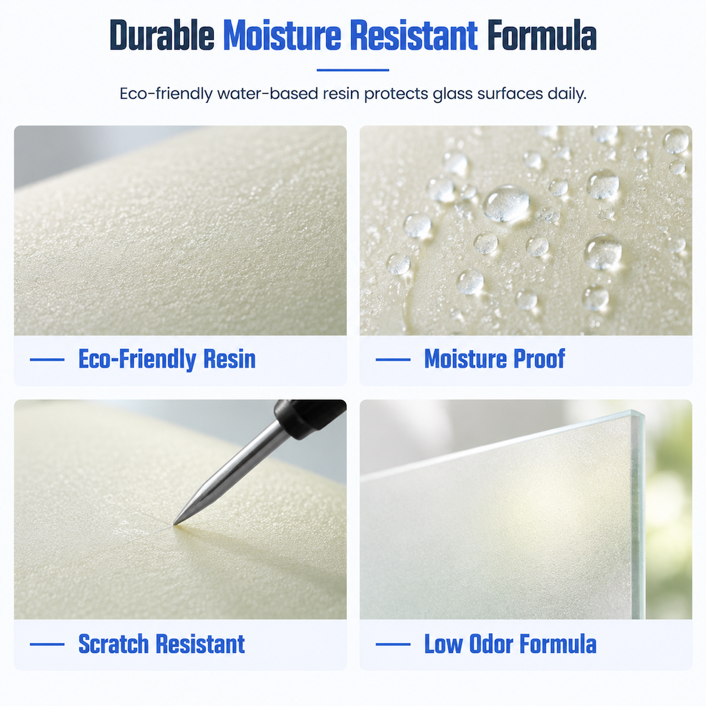 Water-Based Waterproof Frosted Glass Set