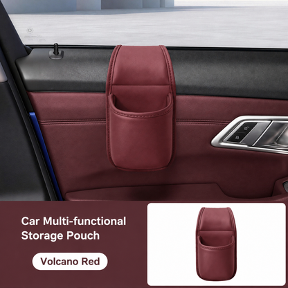🧰Leather Double-Layer Car Door Storage Pocket