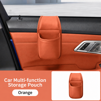 🧰Leather Double-Layer Car Door Storage Pocket