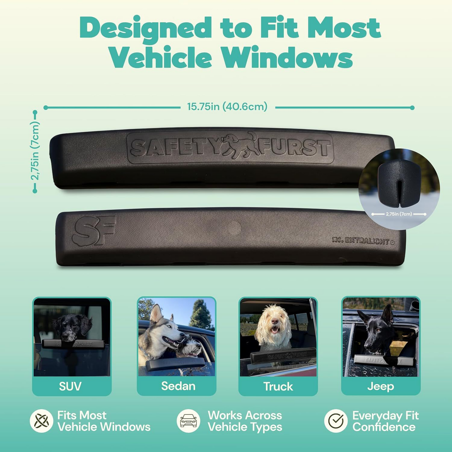 Dog Car Window Chin Rest Cushion – Comfy Head Support for Every Ride