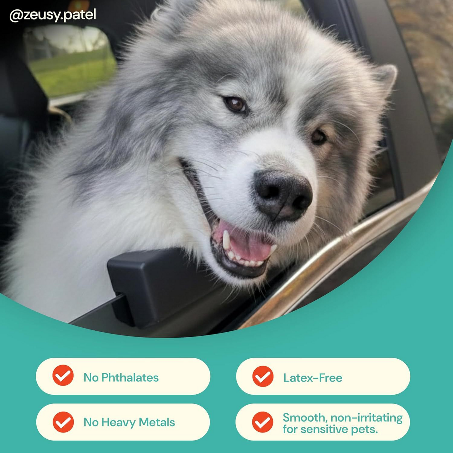 Dog Car Window Chin Rest Cushion – Comfy Head Support for Every Ride