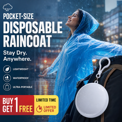🔥Mini Ball Shape Disposable Raincoat(Buy 1 Get 1 Free)